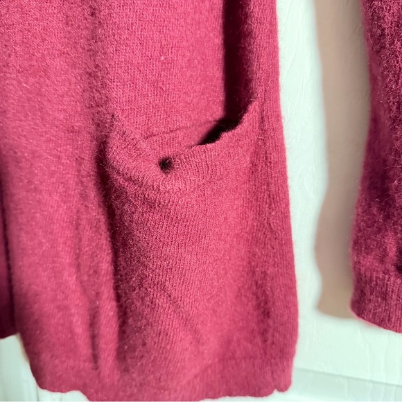 Mercer & Madison Angora Blend Cardigan – Red – Size Small - Picture 3 of 4